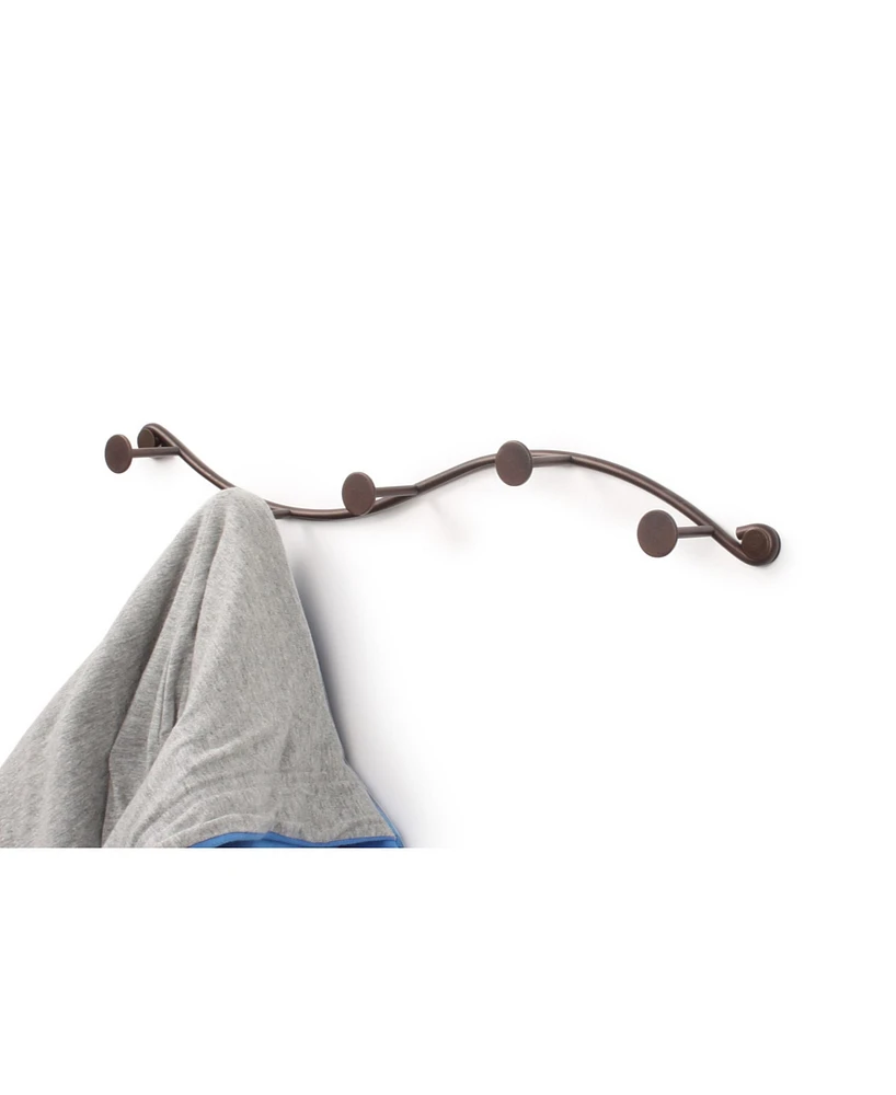 Spectrum Sweep Wall Mount 5-Hook Rack