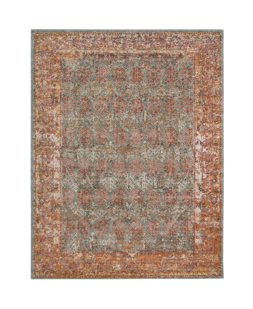Amer Rugs Eternal Ete-15 Turquoise 5'7" x 7'6" Area Rug