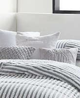 Dkny Textured Stripe Decorative Pillow, 20" x 20"