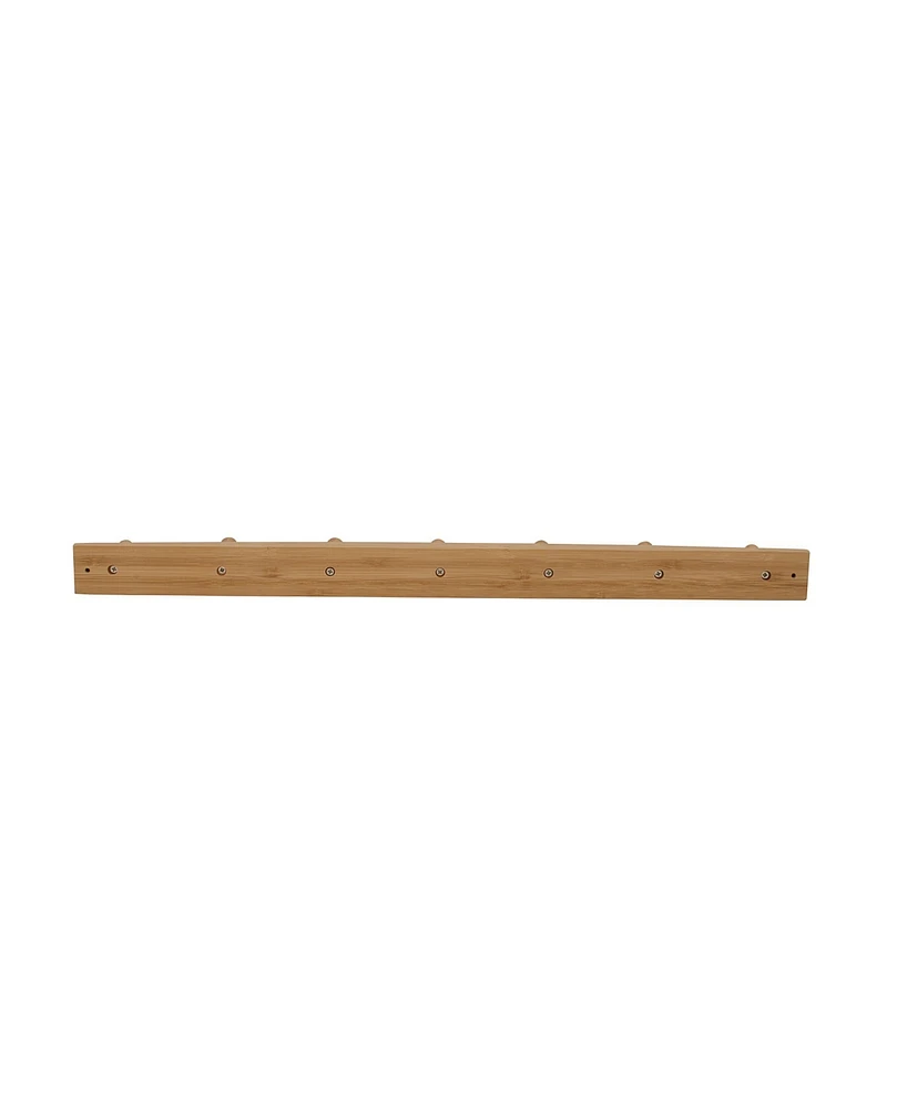 Spectrum Diversified Wall-Mounted Peg Wood Hook Rack
