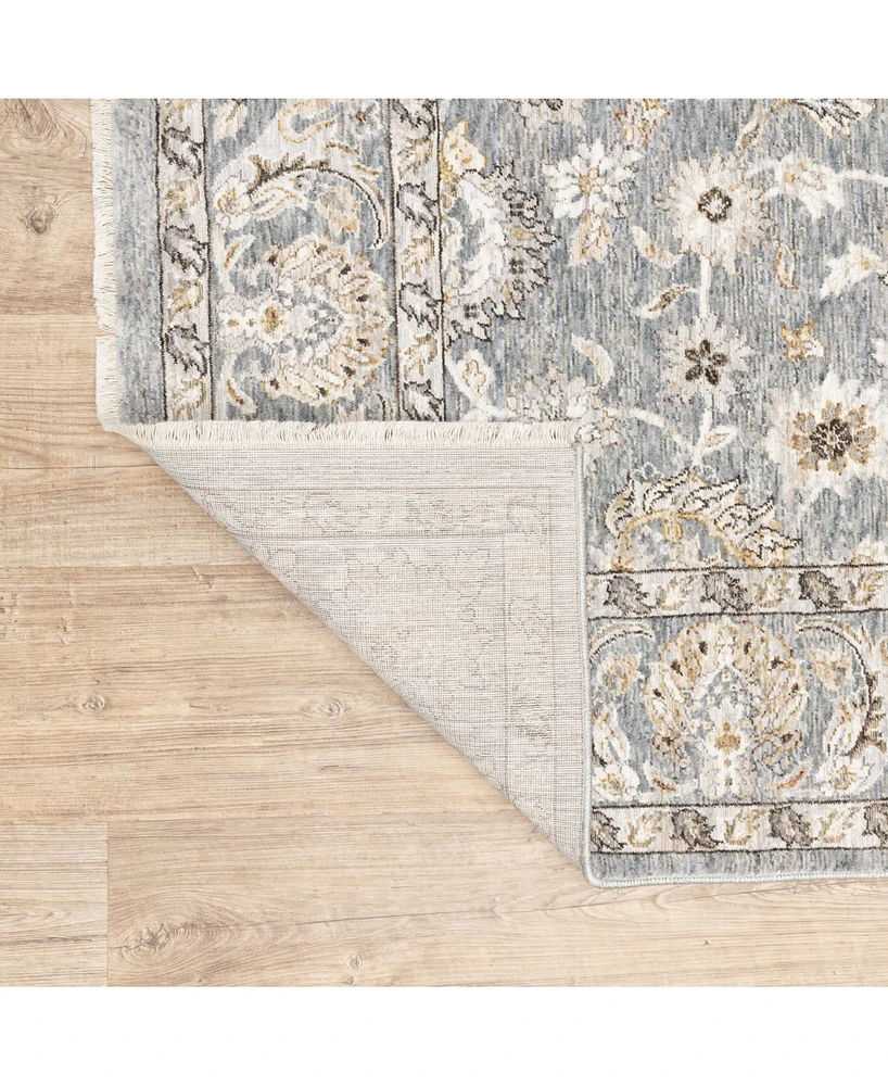 Oriental Weavers Maharaja 70E Blue and Ivory 7'10" x 10'10" Area Rug