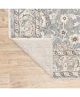 Oriental Weavers Maharaja 70E Blue and Ivory 7'10" x 10'10" Area Rug