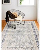 Closeout Bashian Mesa Mes 05 Ivory Blue Rug