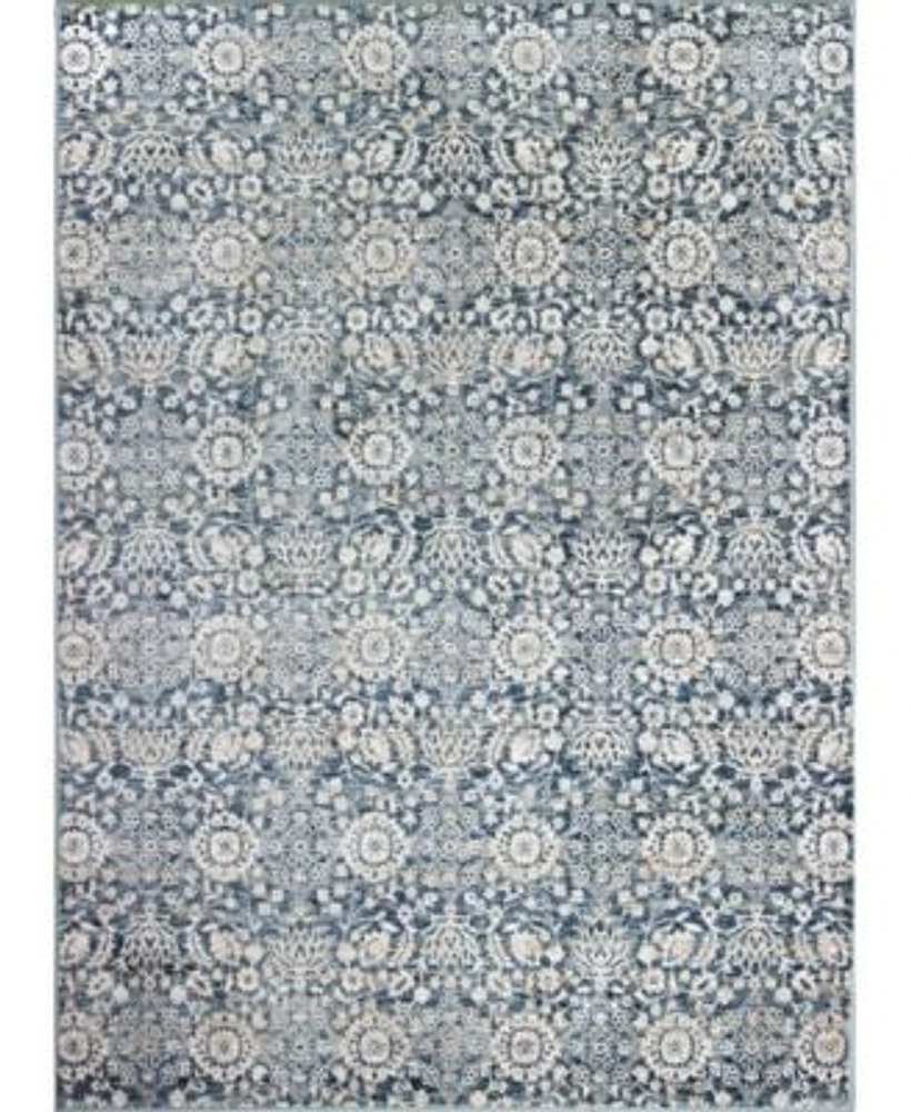 Closeout Bashian Plymouth Ply 04 Blue Rug