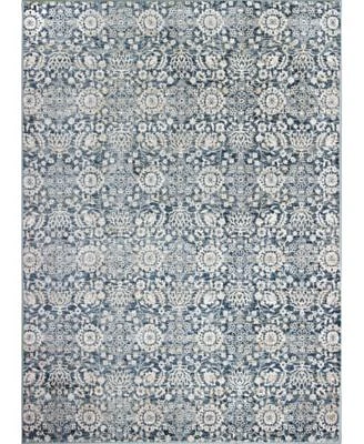 Closeout Bashian Plymouth Ply 04 Blue Rug