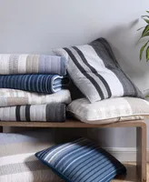 Nautica Coveside Blue Cotton Reversible 2-Piece Quilt Set, Twin