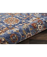 Closeout! Nourison Home Lagos LAG04 Blue 5'3" x 7'6" Area Rug