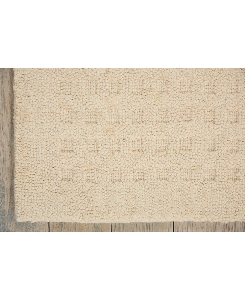 Nourison Home Marana MNN01 Ivory 3'9" x 5'9" Area Rug