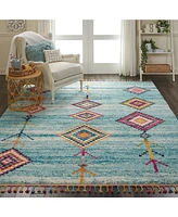Closeout! Nourison Home Nomad NMD06 Ivory 7'10" x 10'6" Area Rug