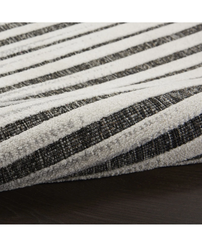 Nourison Home Key Largo KLG01 Onyx 5'3" x 7'3" Outdoor Area Rug