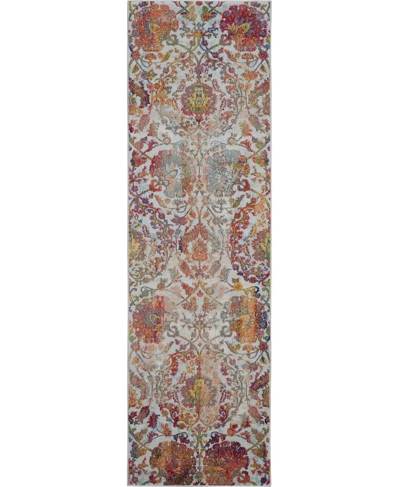 Nourison Home Ankara Global ANR06 Ivory 2'4" x 8' Runner Rug