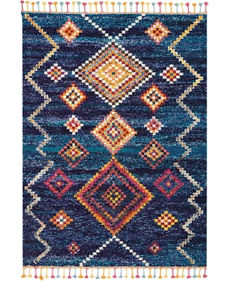 Closeout! Nourison Home Nomad NMD04 Aqua 7'10" x 10'6" Area Rug