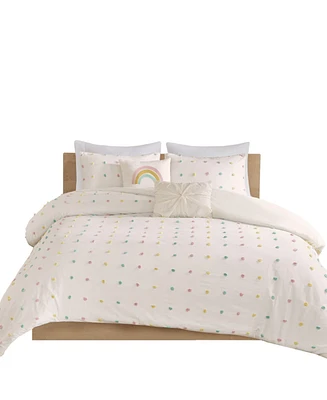 Intelligent Design Callie Pom Pom 4-Pc. Duvet Cover Set, Twin/Twin Xl