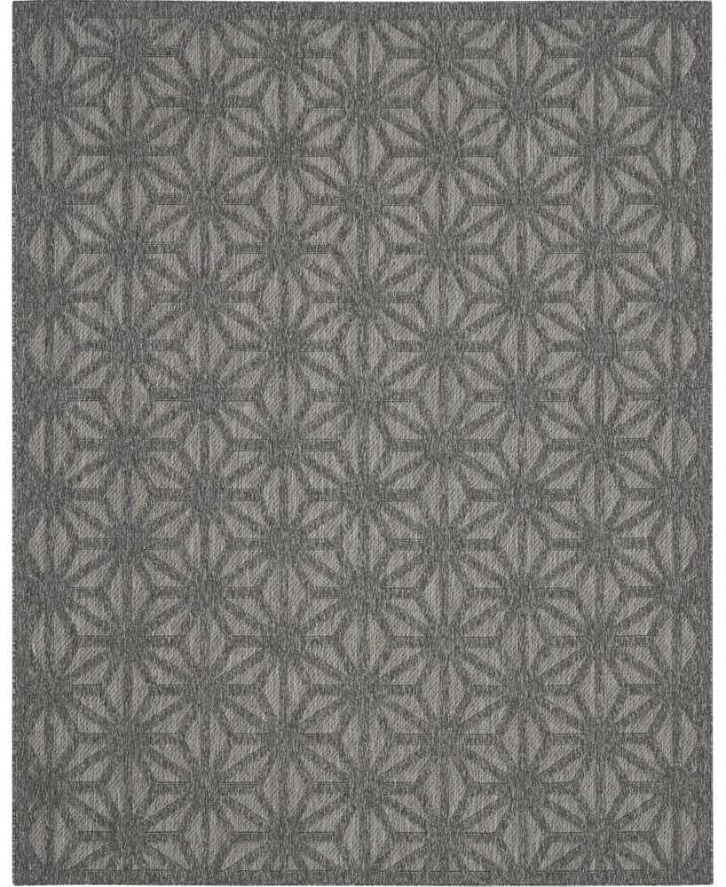 Nourison Home Cozumel CZM01 Onyx 7'10" x 9'10" Outdoor Area Rug