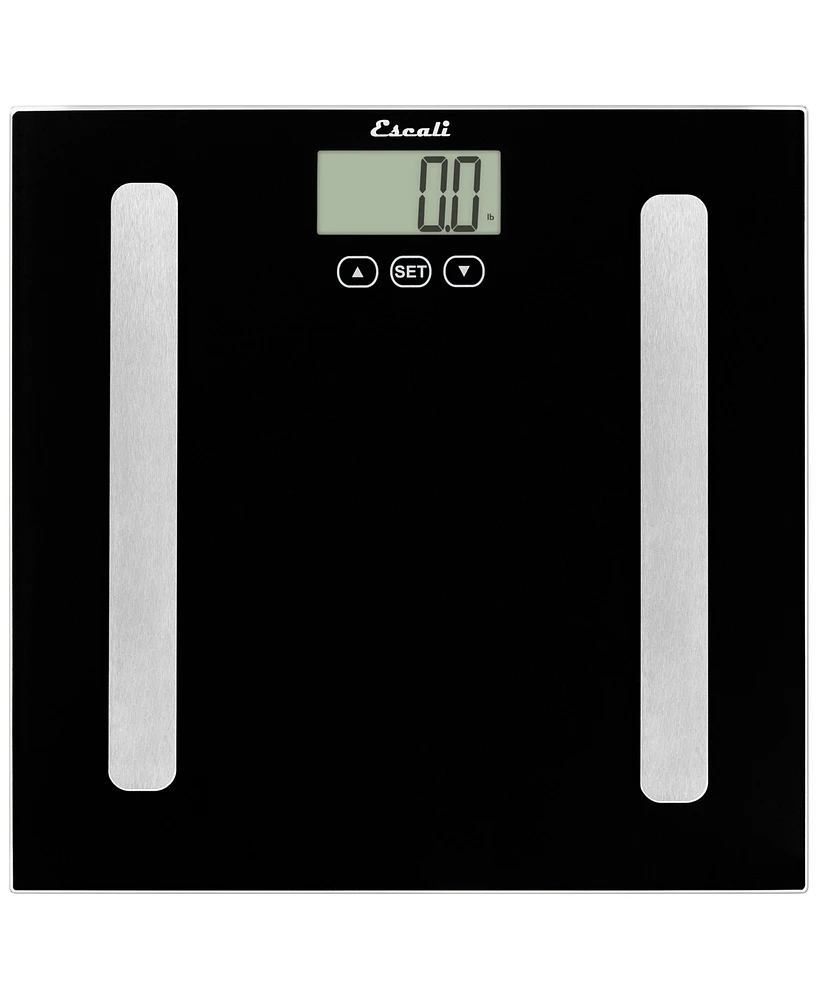Glass Body Analyzing Bathroom Scale, 400lb