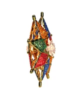 Northlight Pre-Lit Crystal-Point Star Christmas Tree Topper