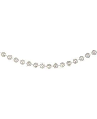 Northlight Unlit Shiny Clear Iridescent Beaded Artificial Christmas Garland