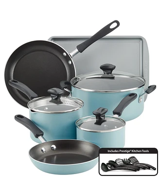 Farberware Cookstart Aluminum DiamondMax Nonstick 15-Pc. Cookware Set