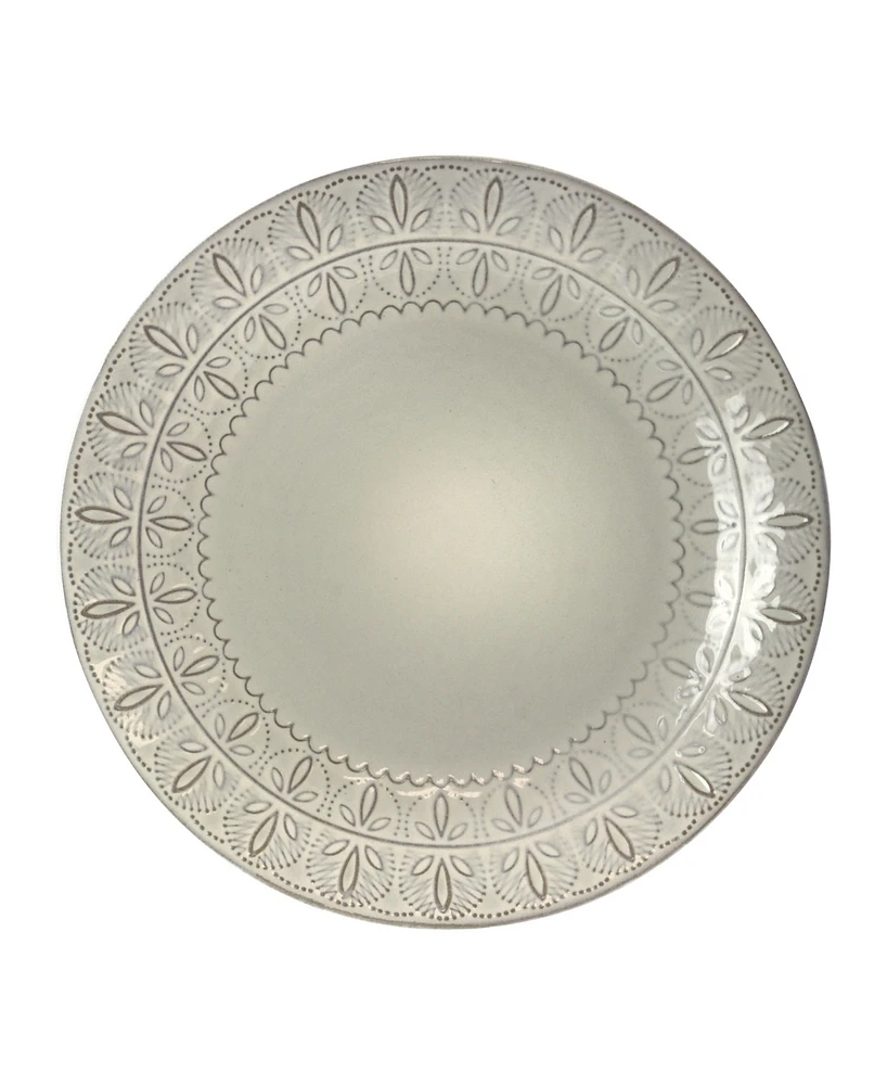 Elama Lace 16 Pc. Dinnerware Set, Service for 4