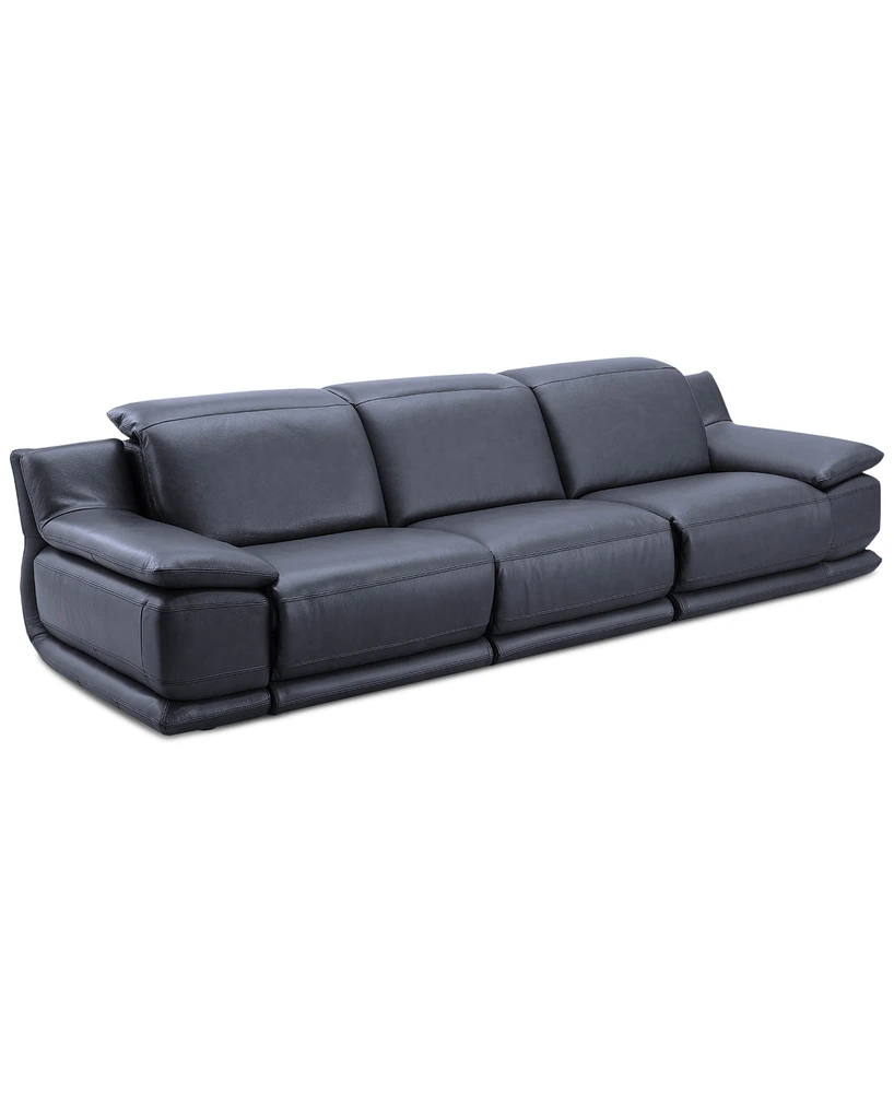Daisley 3-Pc. Leather Sofa with Power Recliners