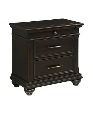 Picket House Furnishings Brooks 3-Drawer Nightstand with Usb Ports