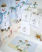 Avanti Coastal Snowman Resin Bath Accessories