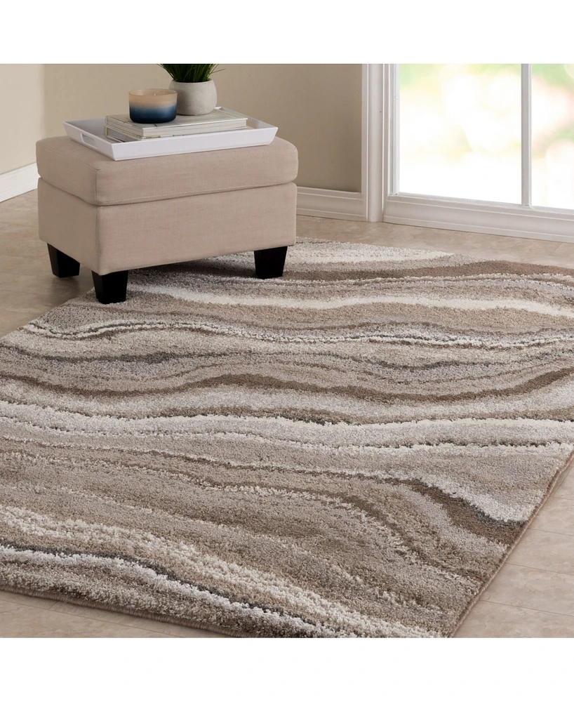 Closeout! Portland Textiles Urban Exposure Arette Gray 5' x 7'6" Area Rug