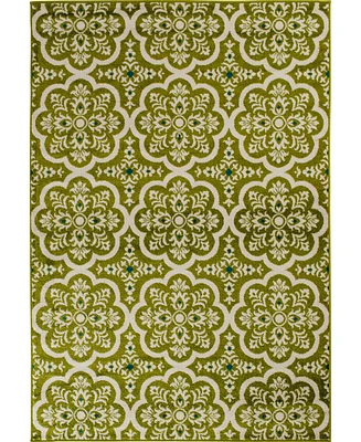 Closeout! Portland Textiles Tropicana Contoy 7'10" x 9'10" Outdoor Area Rug