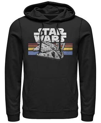 Fifth Sun Men's Star Wars Vintage-Like Falcon Fleece Pullover Hoodie