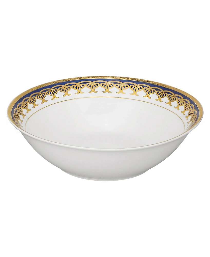 Lorren Home Trends 57 Piece Porcelain Dinnerware Set, Service for 8
