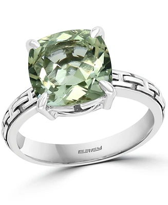 Effy Green Quartz Statement Ring (3-7/8 ct. t.w.) Sterling Silver