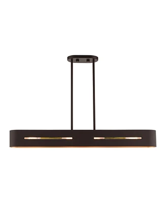 Ravena 4 Lights Linear Chandelier