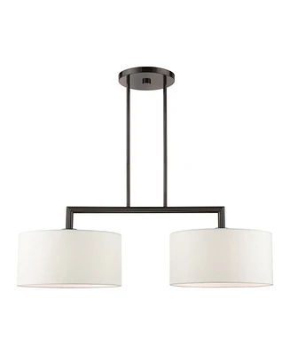 Meridian 2 Lights Linear Chandelier