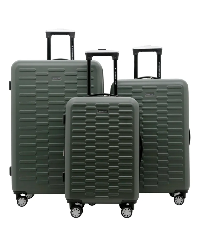 Travelers Club 3-Pc. Shannon Spinner Expandable Luggage Set