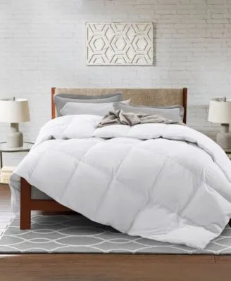 Unikome Heavyweight White Goose Feather Fiber Comforter