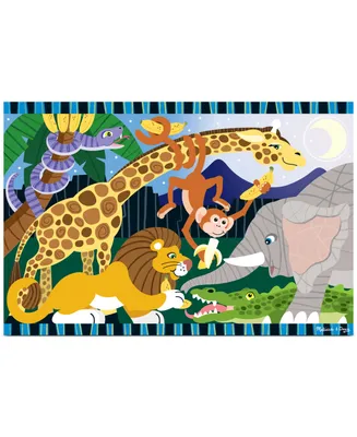 Melissa and Doug Kids Toy, Safari Social 24-Piece Floor Puzzle
