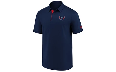 Majestic Washington Capitals Men's Locker Room Performance Polo