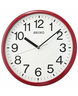 Seiko Classic Red Office Clock