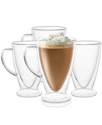 JoyJolt Declan Irish Coffee Double Wall Insulated Mugs