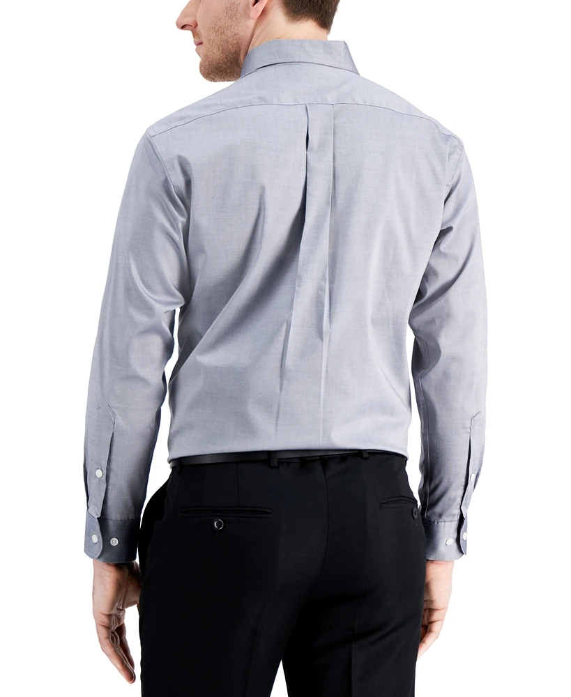Club Room Men's Regular Fit Pinpoint Dress Shirt, Created for Macy's