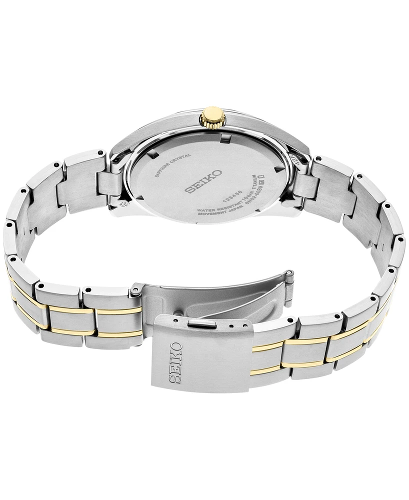Seiko Men's Essential Two-Tone Titanium Bracelet Watch 40mm