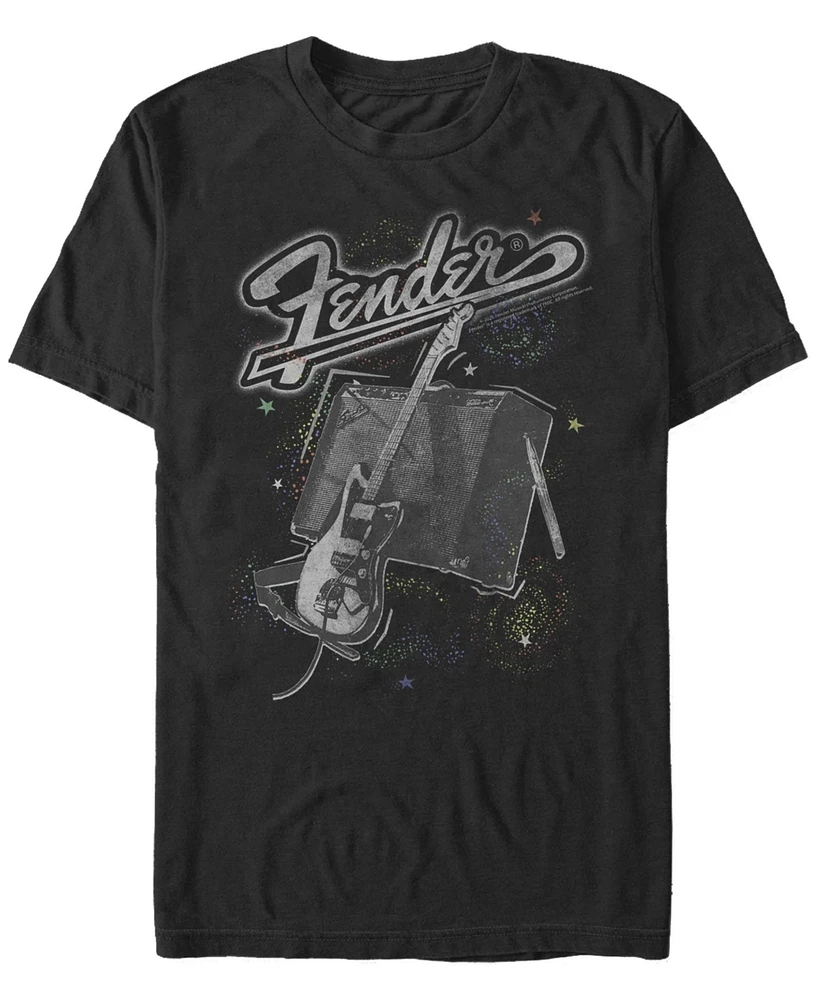 Fifth Sun Men's Space Fender Short Sleeve Crew T-shirt