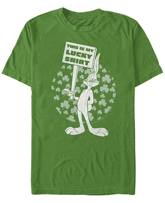 Fifth Sun Men's Lucky Bunny Short Sleeve Crew T-shirt