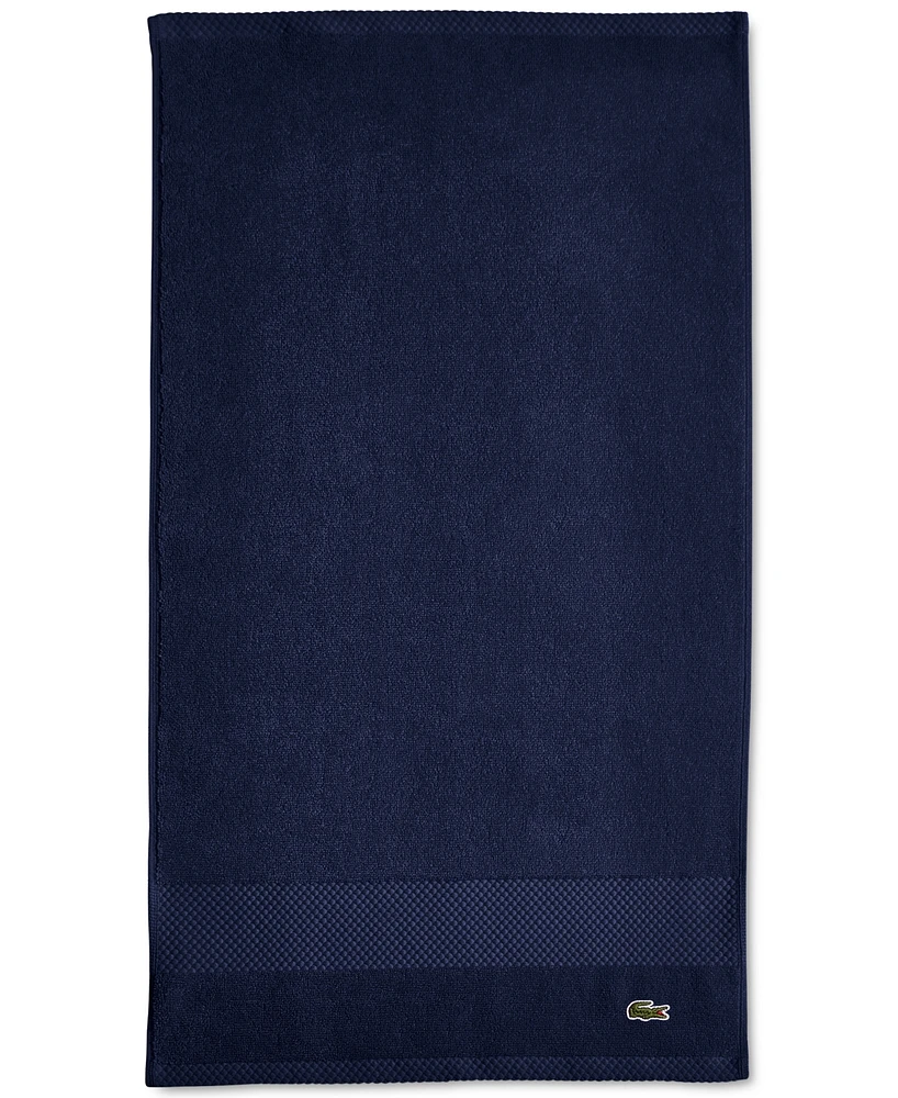 Lacoste Home Heritage Anti-Microbial Supima Cotton Hand Towel, 16" x 30"