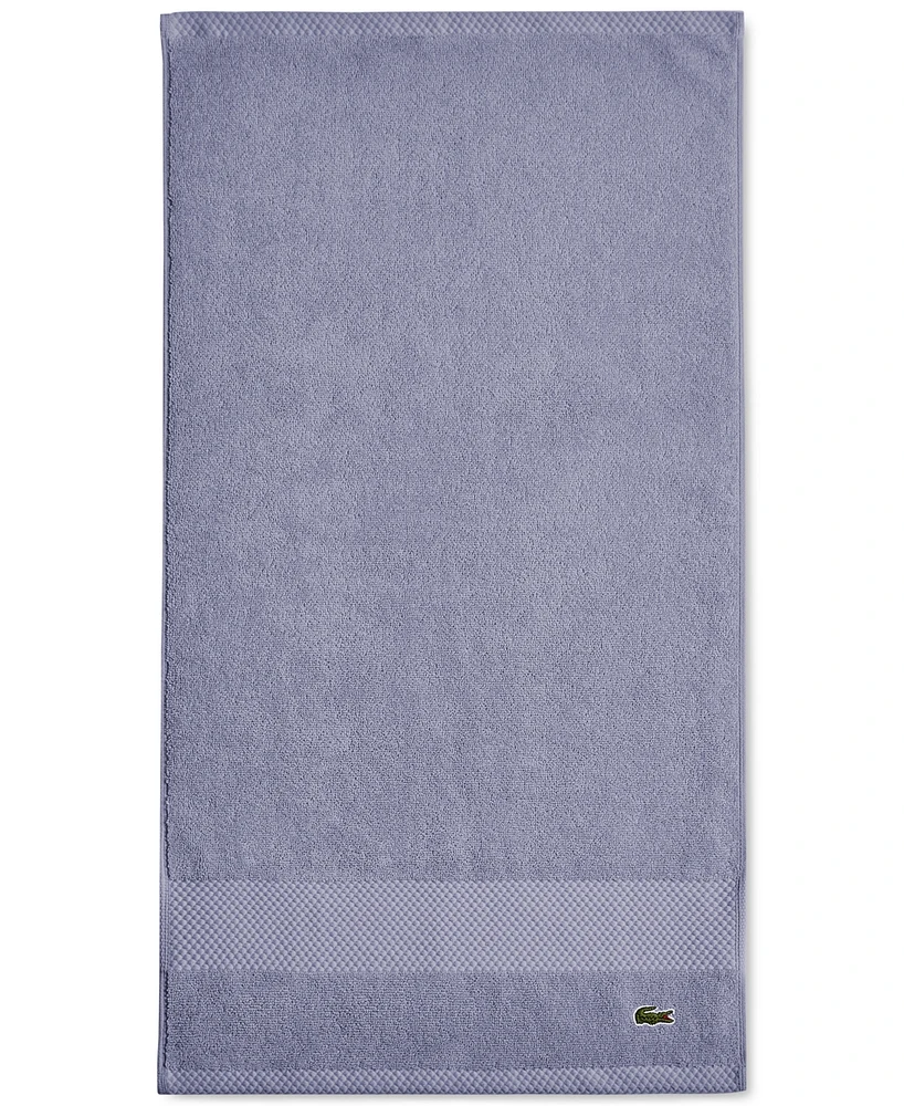Lacoste Home Heritage Anti-Microbial Supima Cotton Hand Towel, 16" x 30"