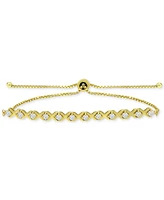 Giani Bernini Cubic Zirconia Xo Bolo Bracelet
