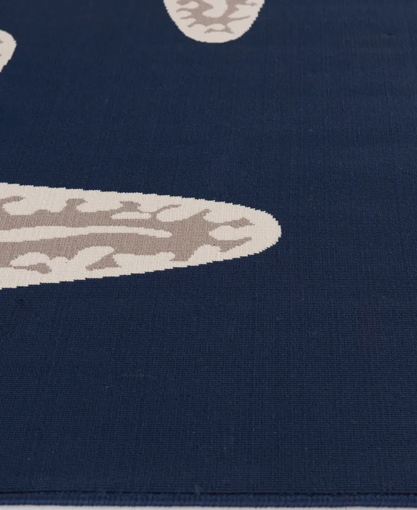 Closeout! Northern Weavers Vera Sea Star Duo 7'10" x 9'10" Outdoor Area Rug