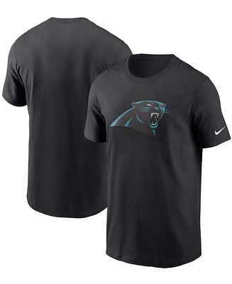 Men's Black Carolina Panthers Primary Logo T-shirt