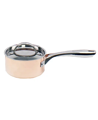 Tri-Ply 5.5" Covered Saucepan, Non-Hammered