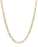 Lightweight 18" Figaro Link (5-3/4mm) Chain Necklace in 14k Gold